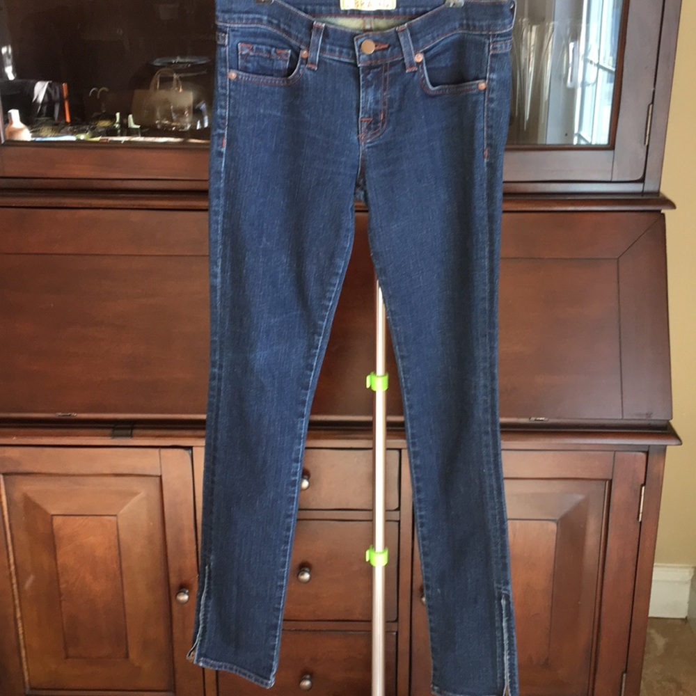 J Brand Boss Ankle Zipper Jeans 26